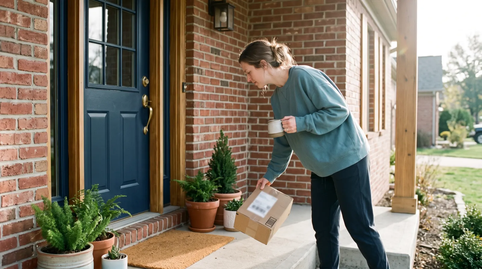 Package on the porch